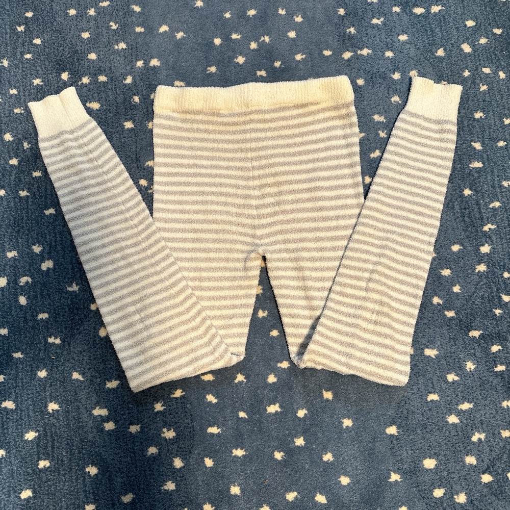 Fluffy striped lounge pants from American Eagle